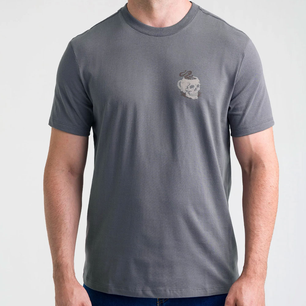 Premium Coffee Quote T-Shirt – Lead